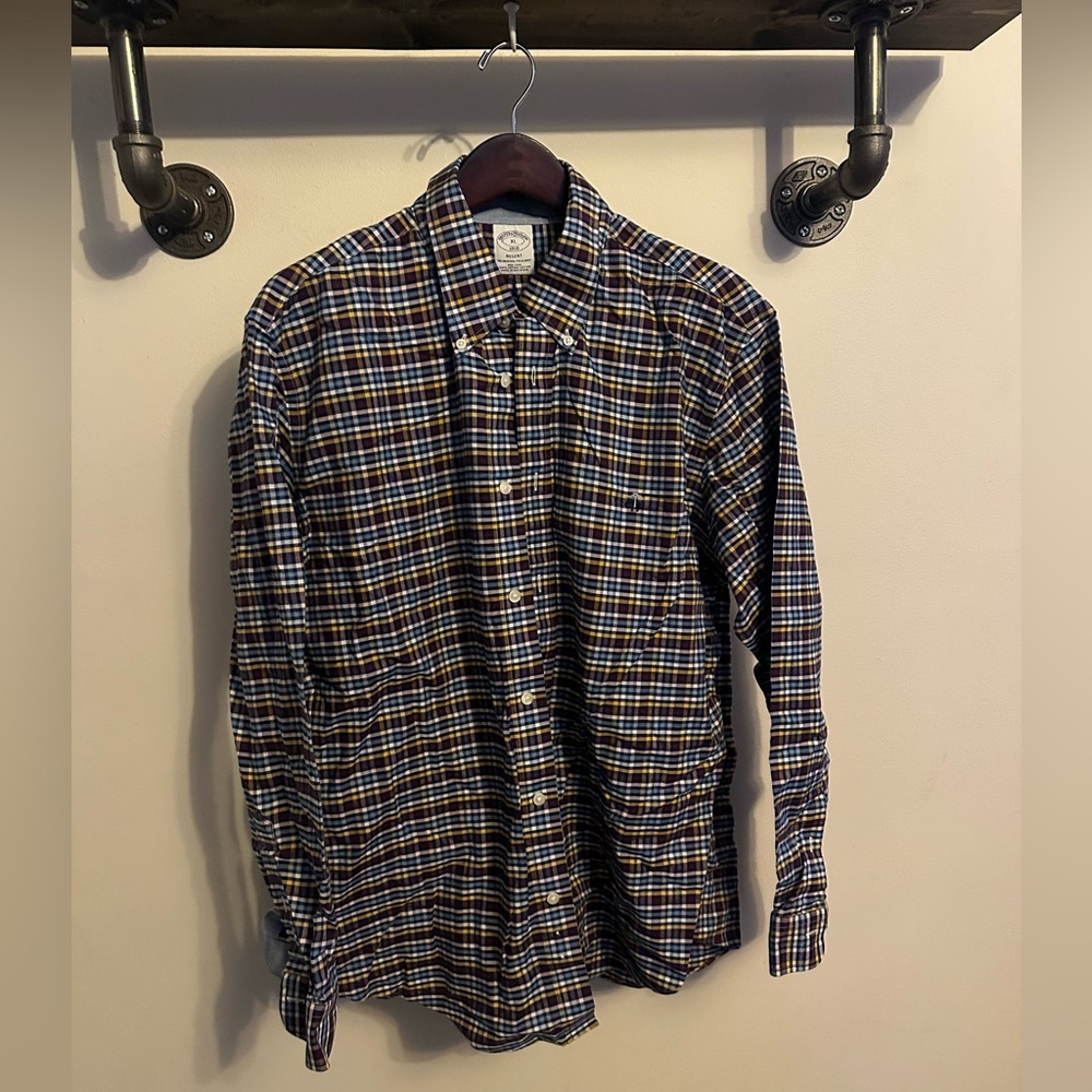 Brooks Brothers plaid button downn